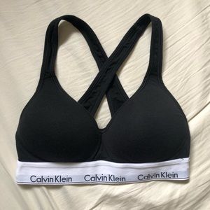 Calvin Klein Cotton Padded Sports Bra Like New